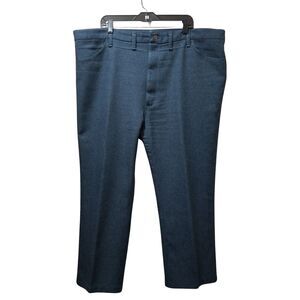 Wrangler Wrancher 82HU Heather Blue Dress Pants Slacks 46x26